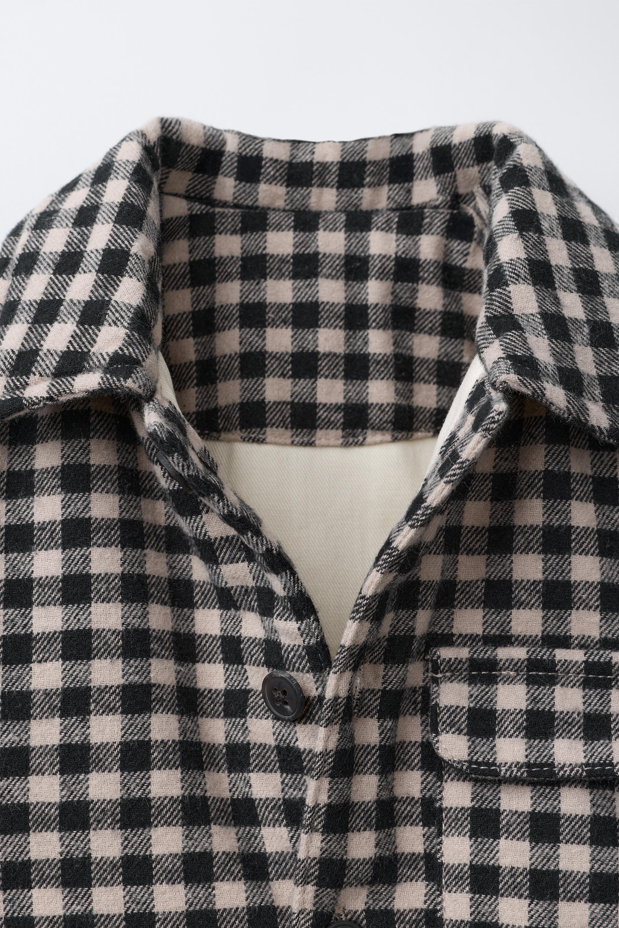 GINGHAM PLAID OVERSHIRT